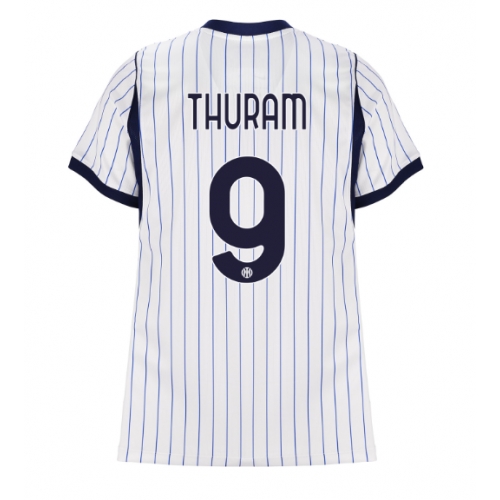 Billige Fotballdrakt Inter Milan Marcus Thuram #9 Replika Bortedrakt Dame 2026-27 Kortermet Billige Fotballdrakt Inter Milan Marcus Thuram #9 Replika Bortedrakt Dame 2026-27 Kortermet
